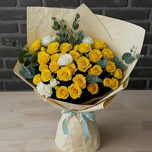 Букет цветов из:  Розы в Мескер-Юрте