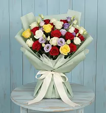 Букет цветов из:  Розы в Мескер-Юрте