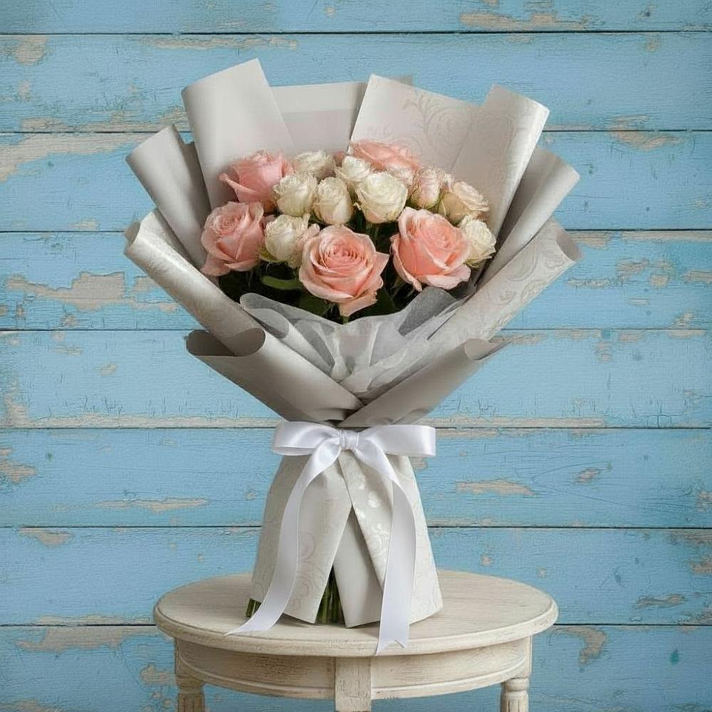 Букет цветов из: Розы в Мескер-Юрте