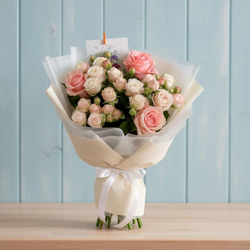 Букет цветов из: Розы в Мескер-Юрте