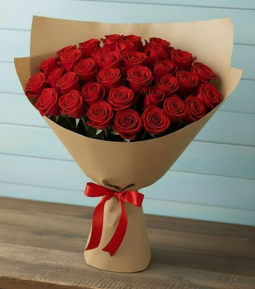 Букет Красные розы Милано в Мескер-Юрте