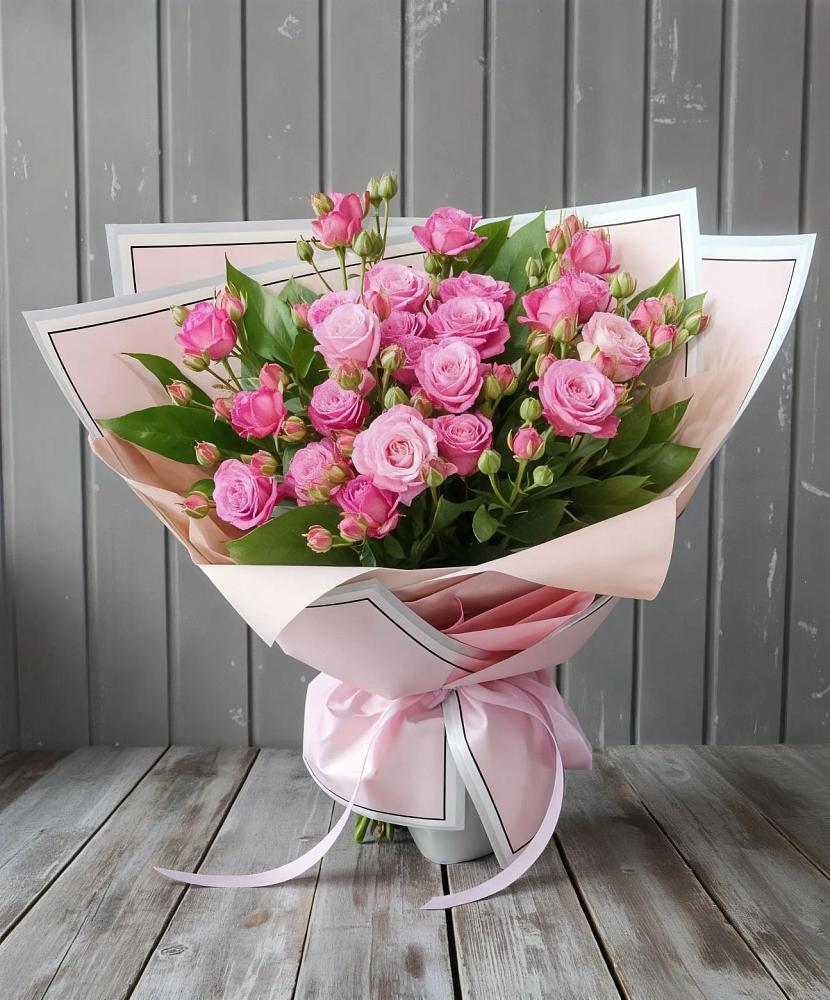 Букет Розовый кустик в Мескер-Юрте