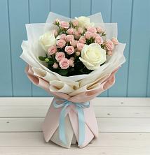 Букет цветов из:  Розы в Мескер-Юрте