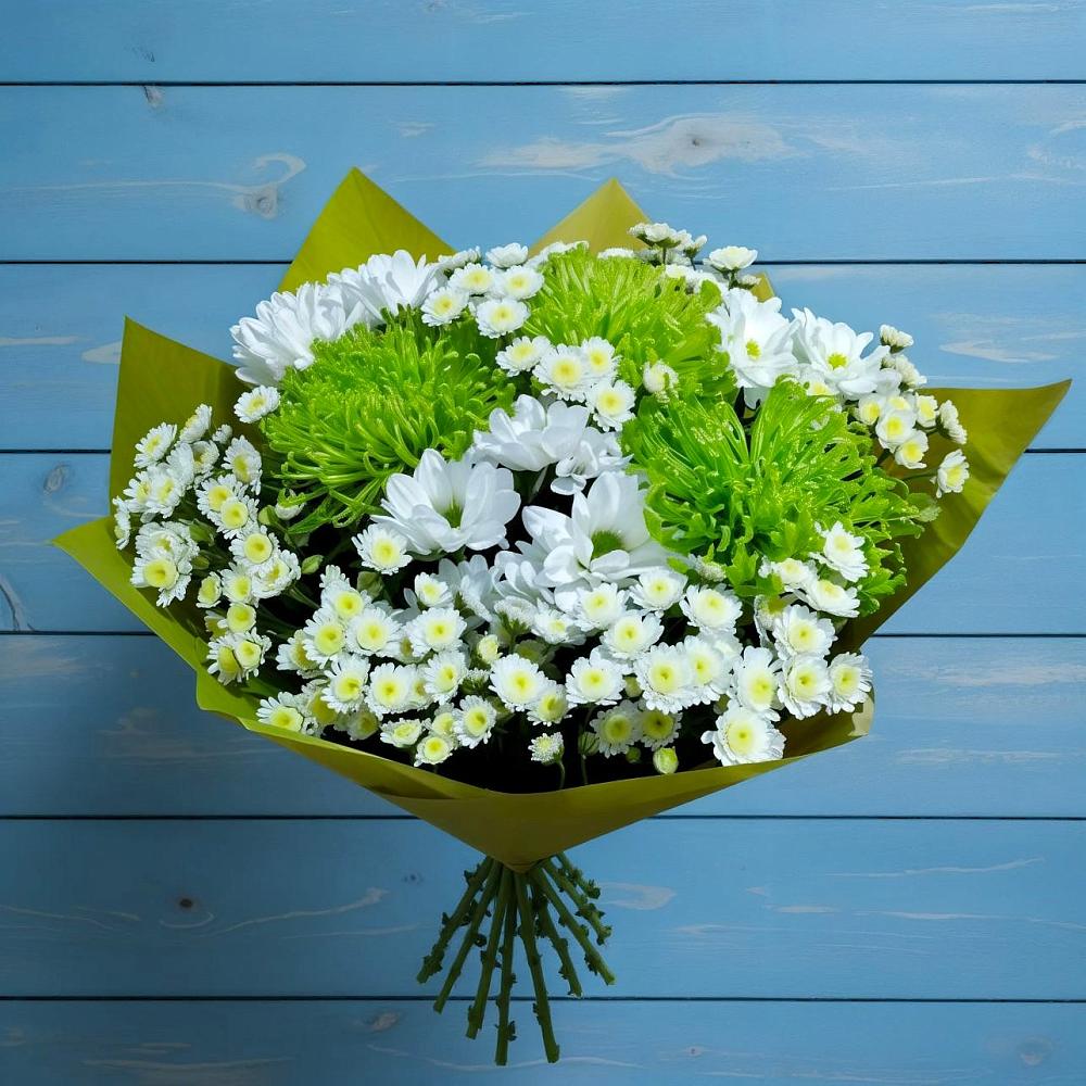 Букет цветов из: Хризантемы в Мескер-Юрте