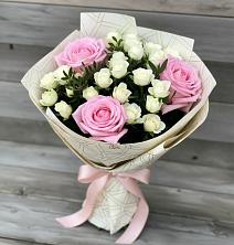 Букет цветов из:  Розы в Мескер-Юрте