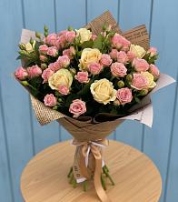 Букет цветов из:  Розы в Мескер-Юрте