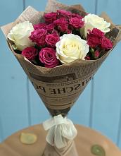 Букет цветов из:  Розы в Мескер-Юрте